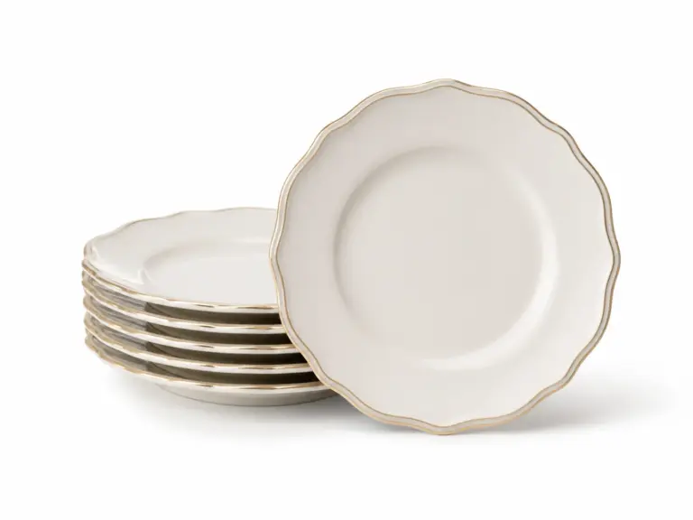 Porcelain Dessert Plate Set