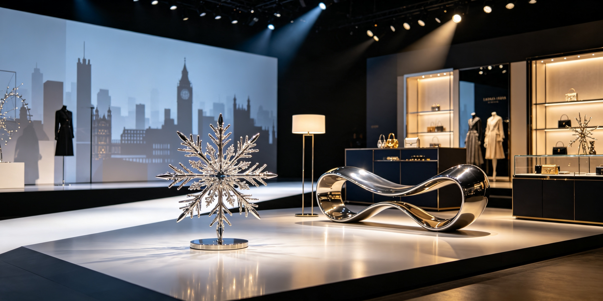 Snowflake Collection exhibition display